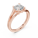 Gold Ring DDLR-574, Rose Gold, view 2