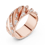 Gold Ring SBMR(7), Rose Gold, view 2