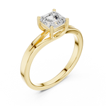 Gold Ring DDLR-521, Yellow Gold, view 2
