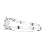 Gold Ring LR-0023, White Gold, view 3