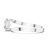Gold Ring LR-0023, White Gold, view 3