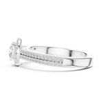 Gold Ring LR-0234, White Gold, view 3