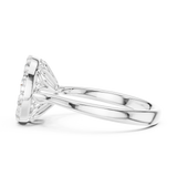Gold Ring DDLR-781, White Gold, view 3