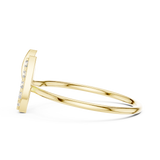Gold Ring HLR-229, Yellow Gold, view 3