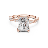 Gold Ring DDLR-967, Rose Gold, view 4
