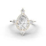 Gold Ring DDLR-337, White Gold