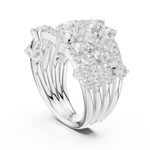Gold Ring DDLR-866, White Gold, view 1