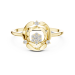 Gold Ring DR-6199, Yellow Gold