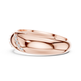 Gold Ring SBMR(13), Rose Gold, view 3