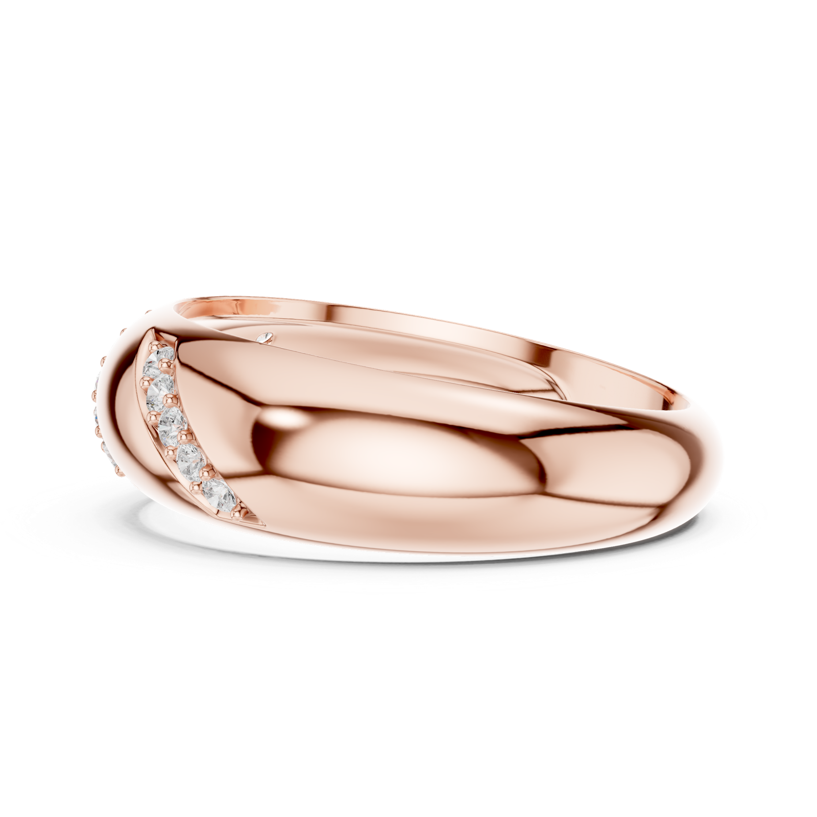 Gold Ring SBMR(13), Rose Gold, view 3
