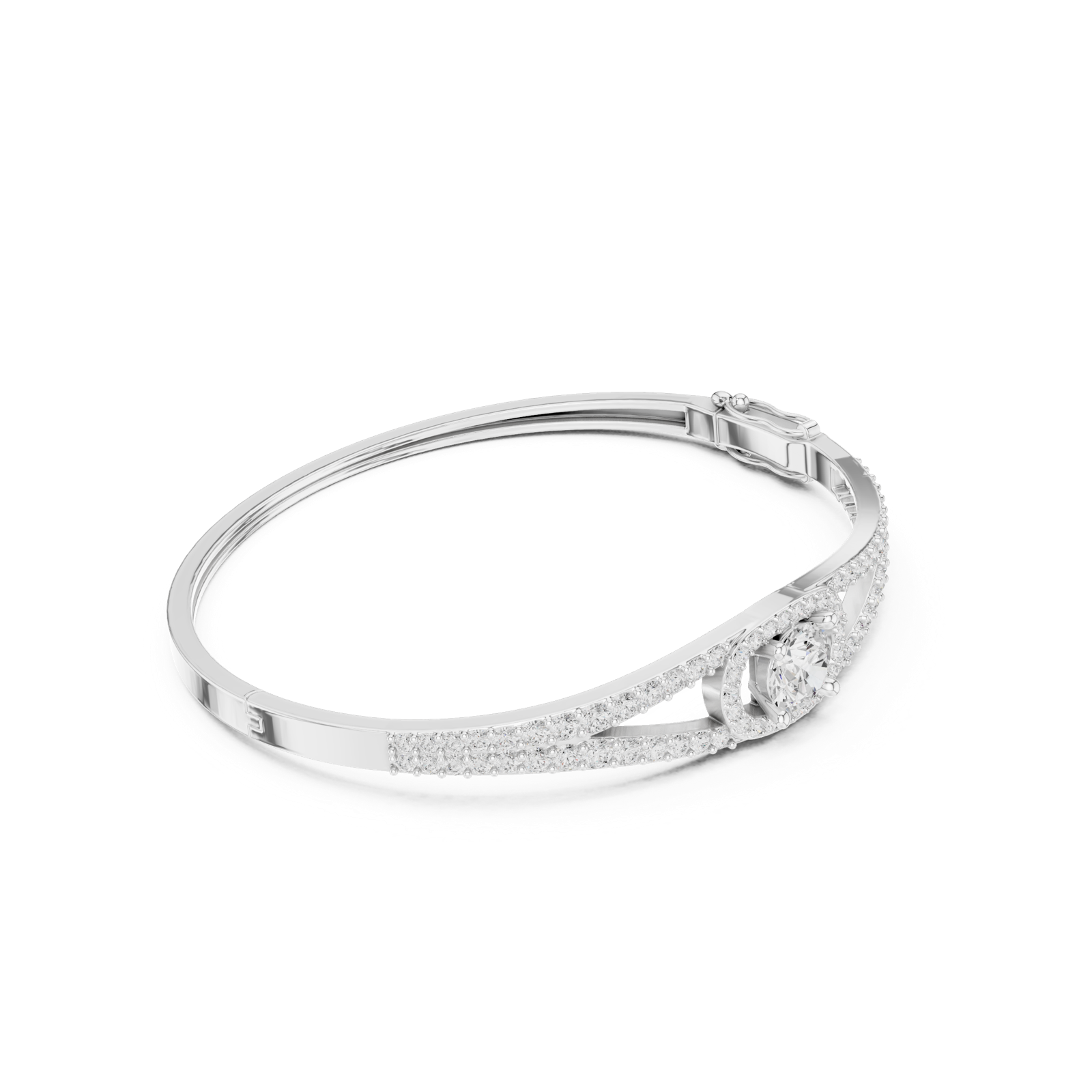 Gold Bracelet SBWB (8), White Gold, view 1