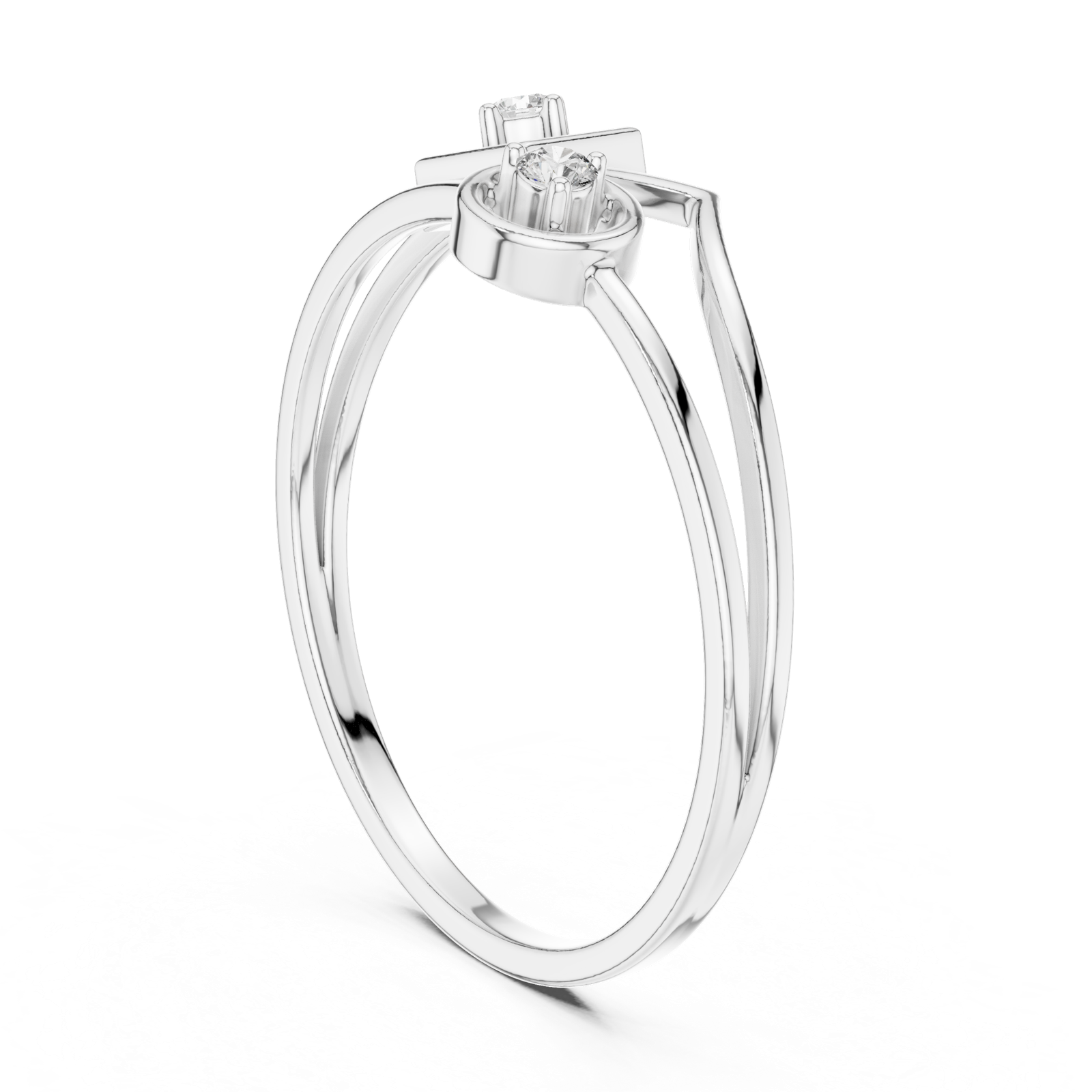 Gold Ring 1 (155), White Gold
