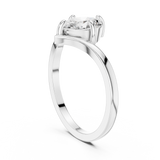 Gold Ring DDLR-1055, White Gold, view 1
