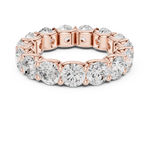 Gold Ring DDLR-661, Rose Gold, view 4