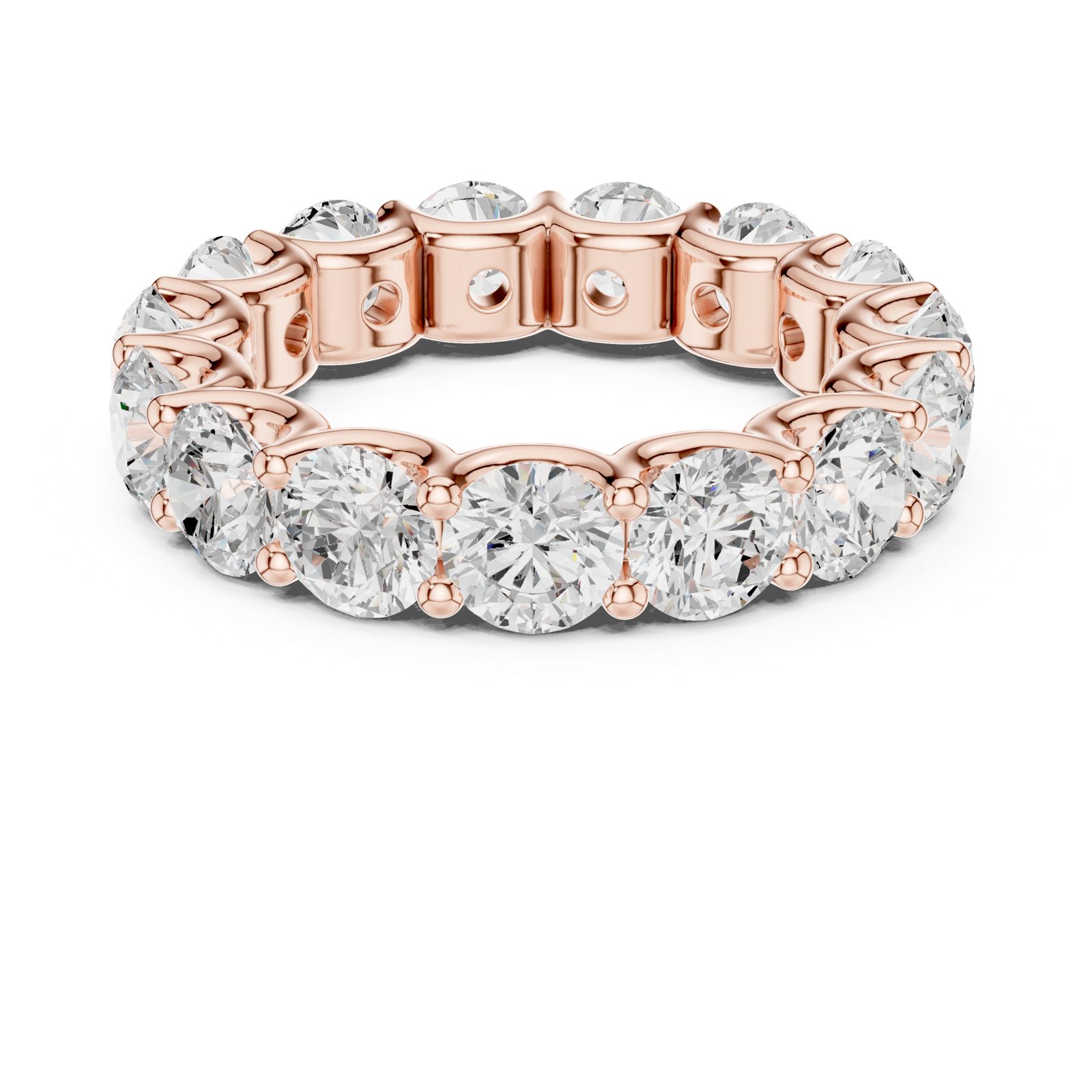 Gold Ring DDLR-661, Rose Gold, view 4