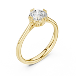 Gold Ring DDLR-552, Yellow Gold, view 2