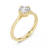 Gold Ring DDLR-552, Yellow Gold, view 2