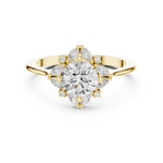 Gold Ring DDLR-328, Yellow Gold, view 4