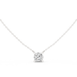 Gold Jewelry, Cushion center stone, White Gold