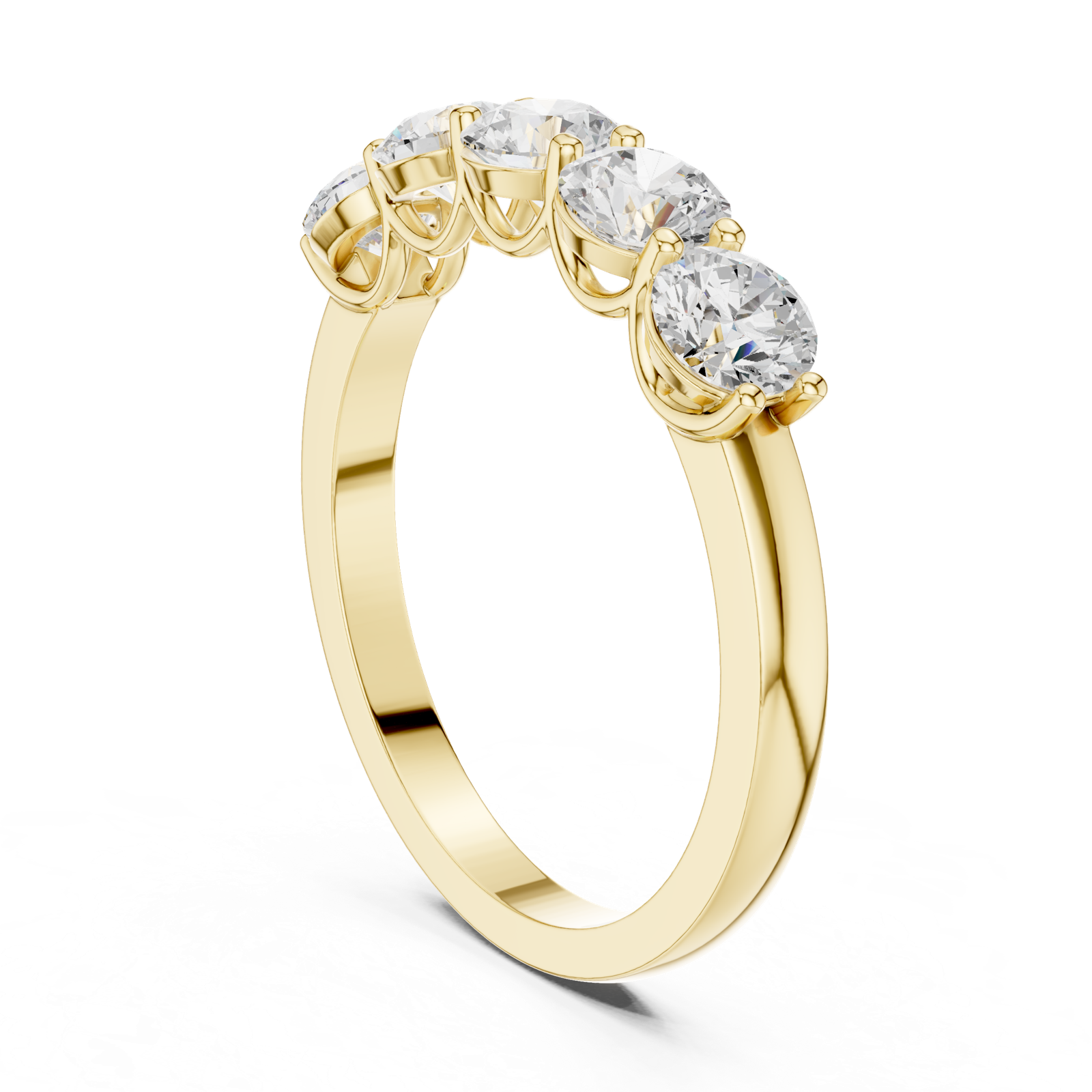 Gold Ring DDLR-1120, Yellow Gold, view 1