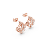 Gold Earrings 9-10004PE, Rose Gold, view 1