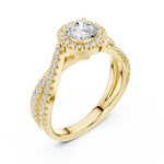 Gold Ring LR-0301, Yellow Gold, view 2