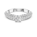 Gold Ring DDLR-005, White Gold, view 4