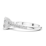 Gold Ring DDLR-174, White Gold, view 3