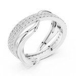 Gold Ring R23, White Gold, view 2