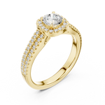 Gold Ring LR-0266, Yellow Gold, view 2