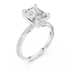 Gold Ring DDLR-967, White Gold, view 2