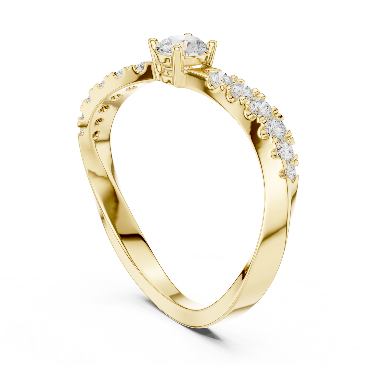 Gold Ring SBWR(57), Yellow Gold, view 1