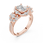 Gold Ring DDLR-279, Rose Gold, view 2