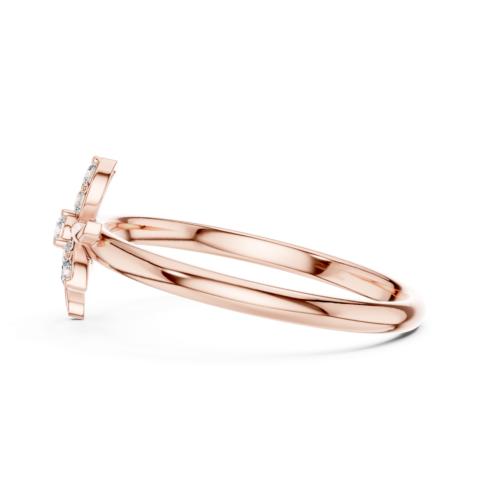 Gold Ring 1 (342), Rose Gold, view 3