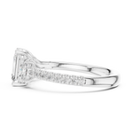 Gold Ring DDLR-706, White Gold, view 3
