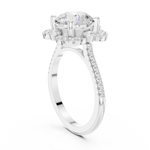 Gold Ring DDLR-331, White Gold, view 1