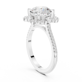 Gold Ring DDLR-331, White Gold, view 1
