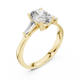 Gold Ring 00001L (32), Yellow Gold, view 2