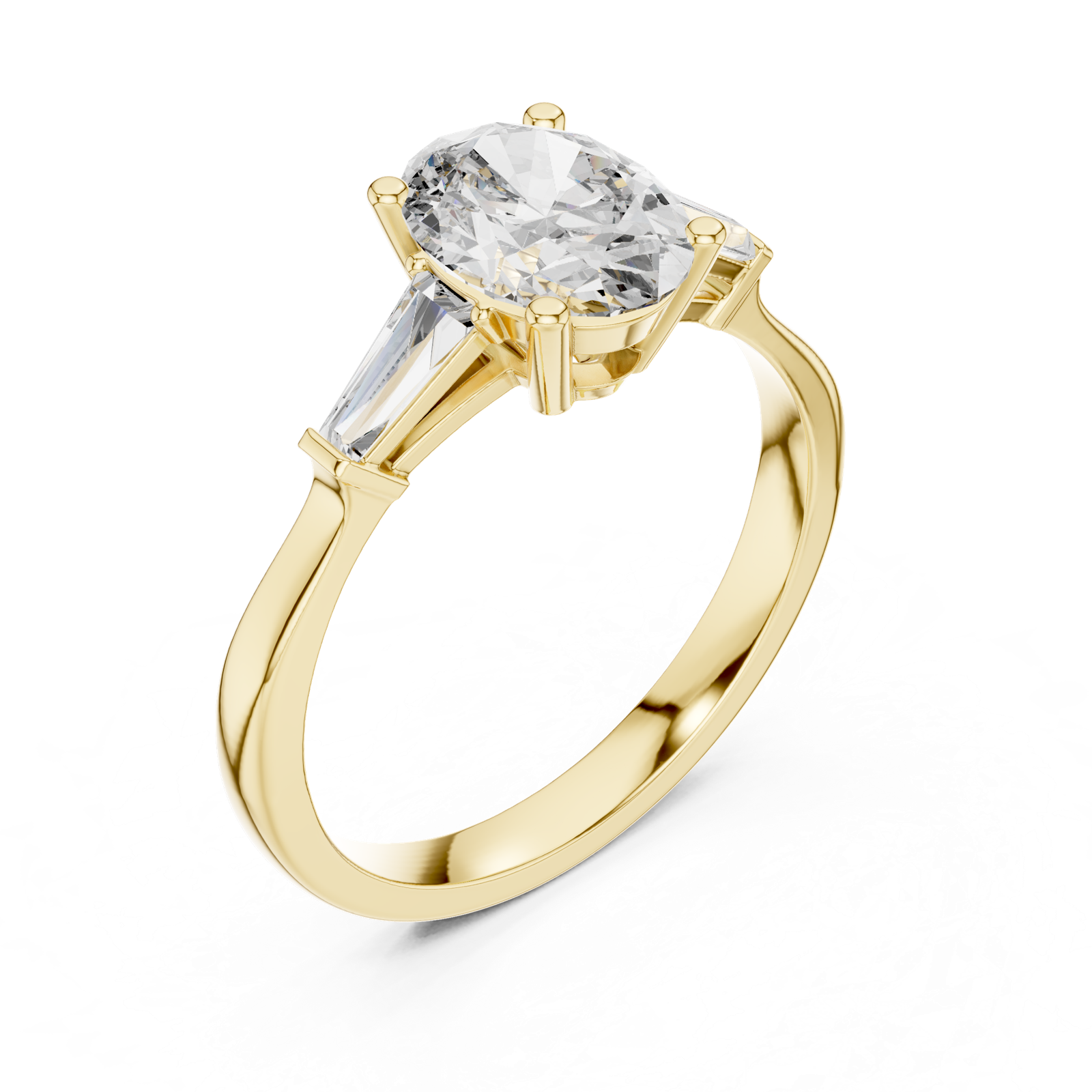 Gold Ring 00001L (32), Yellow Gold, view 2