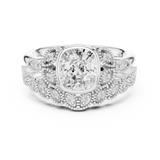 Gold Ring DDLR-290, White Gold, view 4