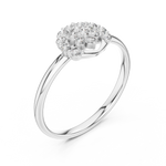 Gold Ring 1 (376), White Gold, view 2