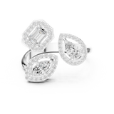 Gold Ring DDLR-530, White Gold, view 4