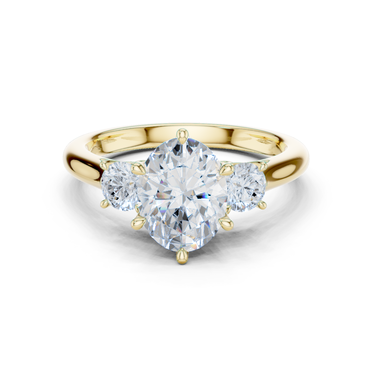 Gold Ring DDLR-895, Yellow Gold