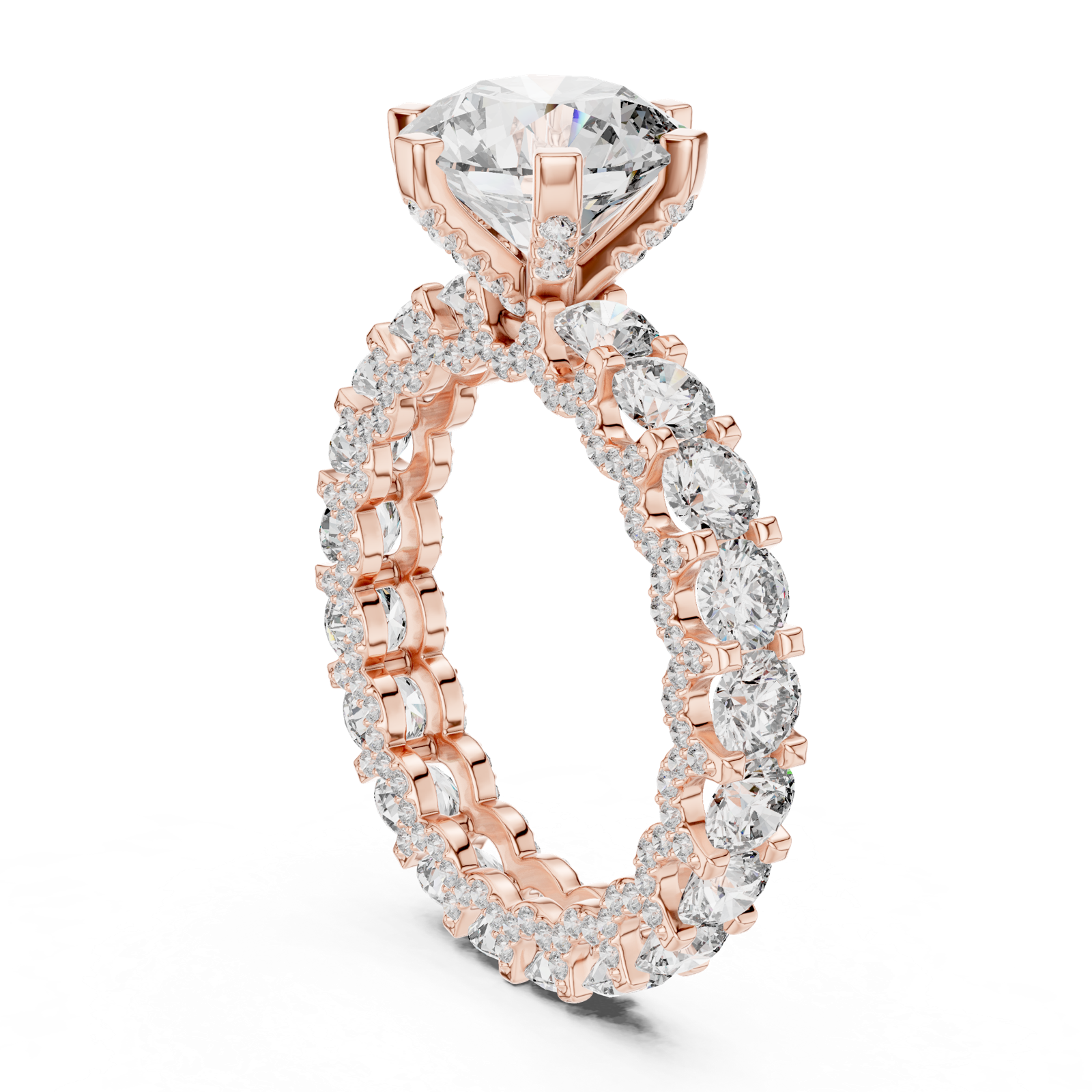Gold Pendant 9-10054L, Rose Gold, view 1