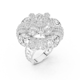 Gold Ring L03-1280, White Gold, view 2