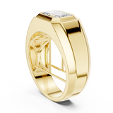 Gold Men's Ring GGR-0015, Yellow Gold, view 1