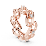Gold Ring L22-R7, Rose Gold, view 1