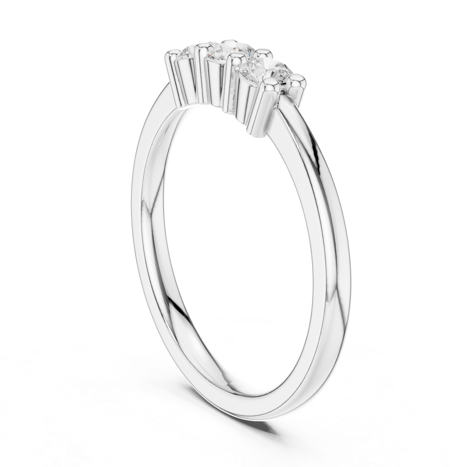 Gold Ring DDLR-609, White Gold
