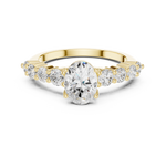Gold Ring DDLR-1056, Yellow Gold, view 4