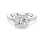 Gold Ring DDLR-912, White Gold, view 4